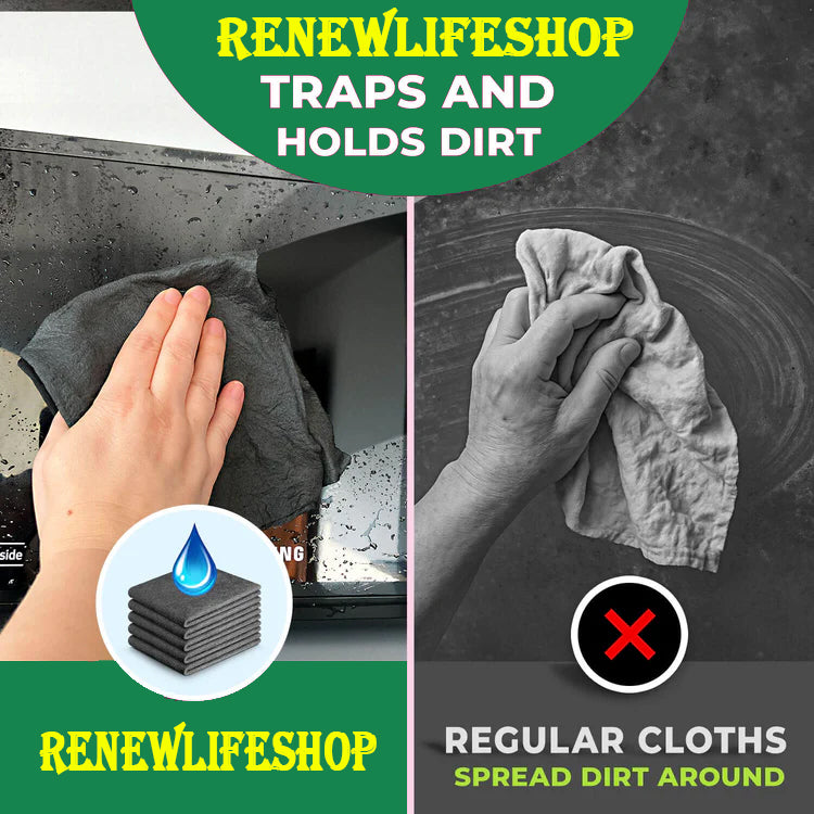 Magic Cleaning Cloths – Streak-Free Shine With Just Water