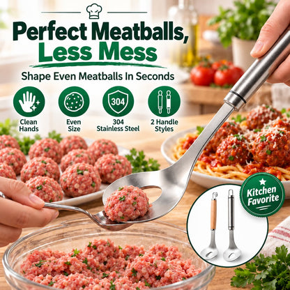🎁✨👉Stainless Steel Meatball Maker Spoon – Make Perfect Meatballs Every Time