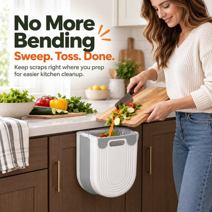 🔥While Supplies Last 48% OFF!🎉 Folding Hanging Kitchen Waste Trash Can