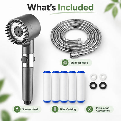 High Pressure Filtered Shower Head