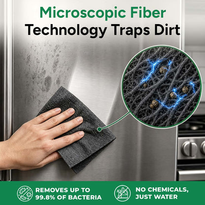 Magic Cleaning Cloths – Streak-Free Shine With Just Water