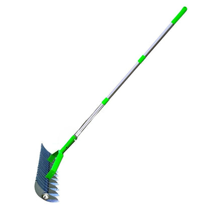 Premium Stainless Steel Thatch Rake – Multi-Function Lawn & Garden Tool