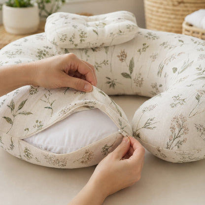 Cubbiva EmbraceEase U-Shaped Nursing Pillow