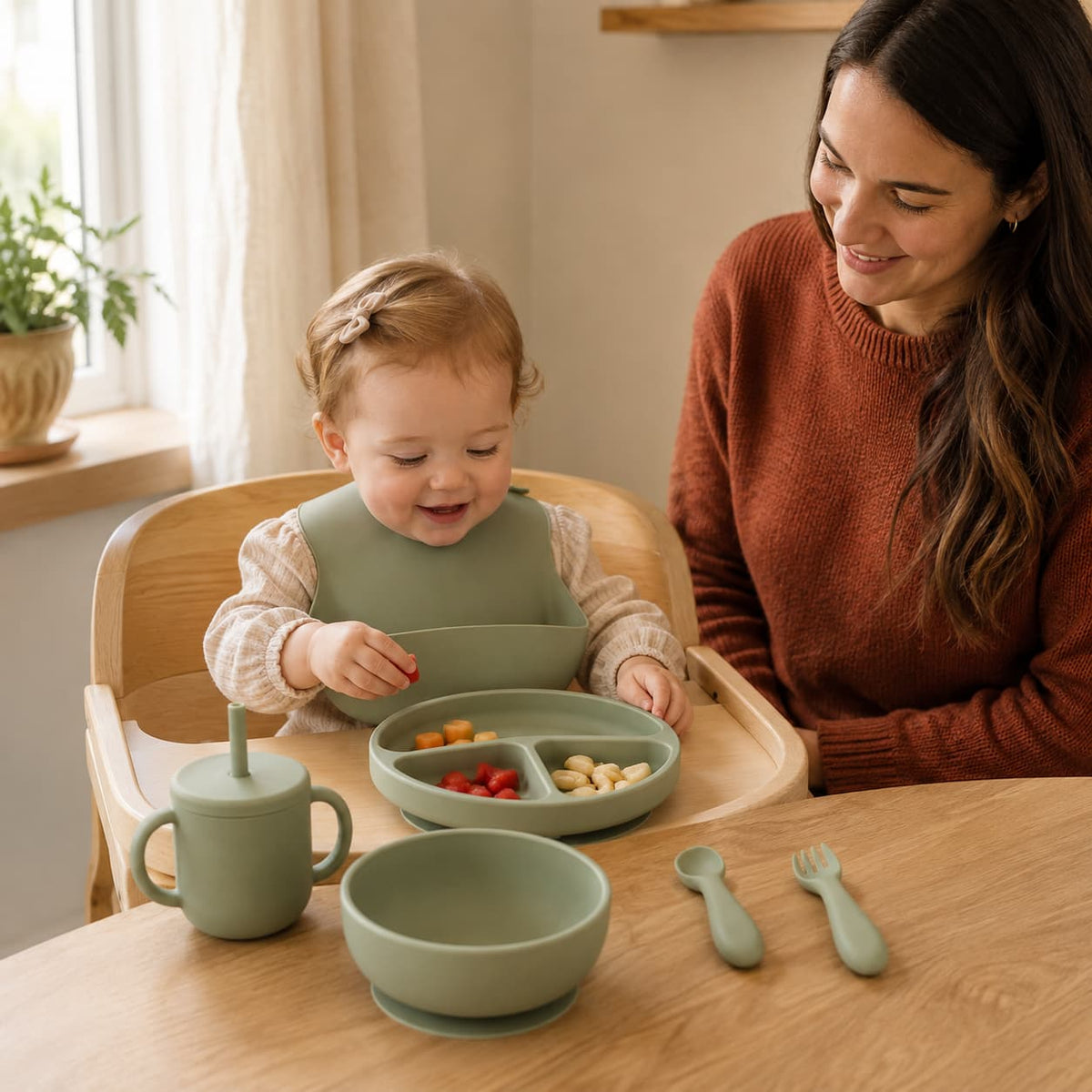 Little Bites 6-Piece Silicone Feeding Set